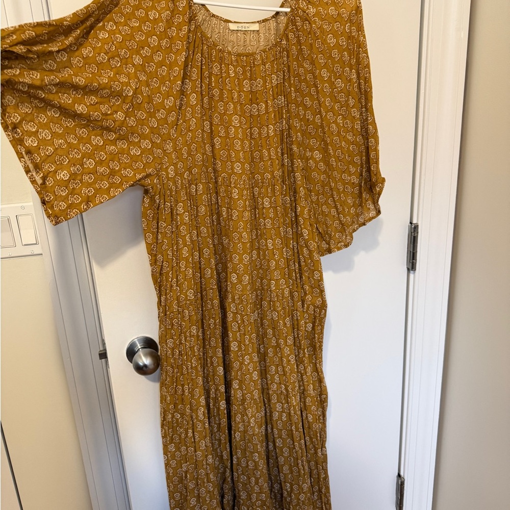 Doen Mustard Boho Dress/Caftan